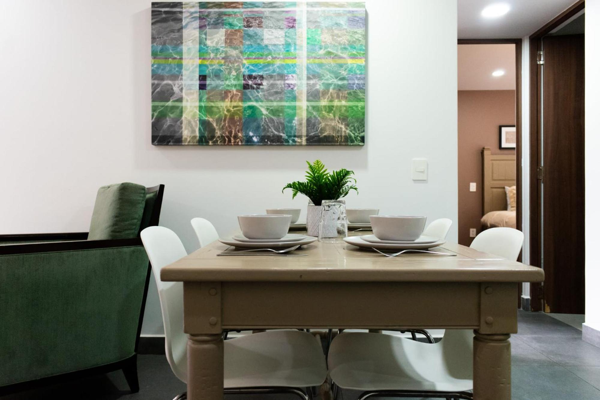 墨西哥城Terraza Departamento Cerca De Santa Fe Kingsize公寓 外观 照片